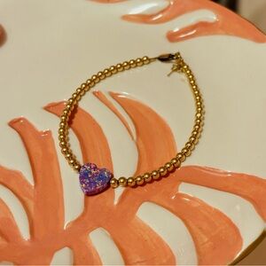 PURPLE HEART bracelet from HAZEL BOUTIQUE